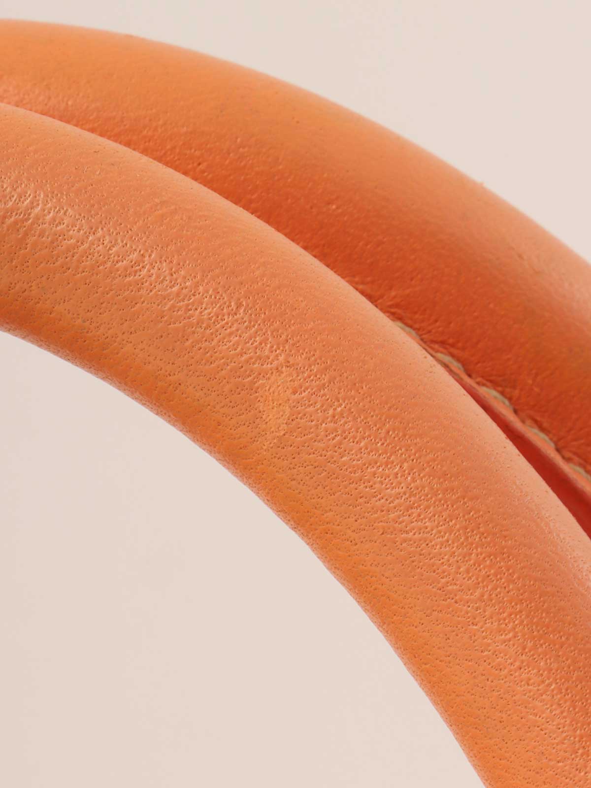 ナッパレザーアナグラムアマソナハンドバッグ　オレンジ