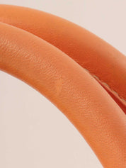 ナッパレザーアナグラムアマソナハンドバッグ　オレンジ