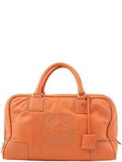 ナッパレザーアナグラムアマソナハンドバッグ オレンジ