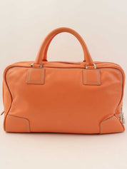 ナッパレザーアナグラムアマソナハンドバッグ　オレンジ