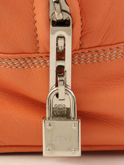 ナッパレザーアナグラムアマソナハンドバッグ　オレンジ