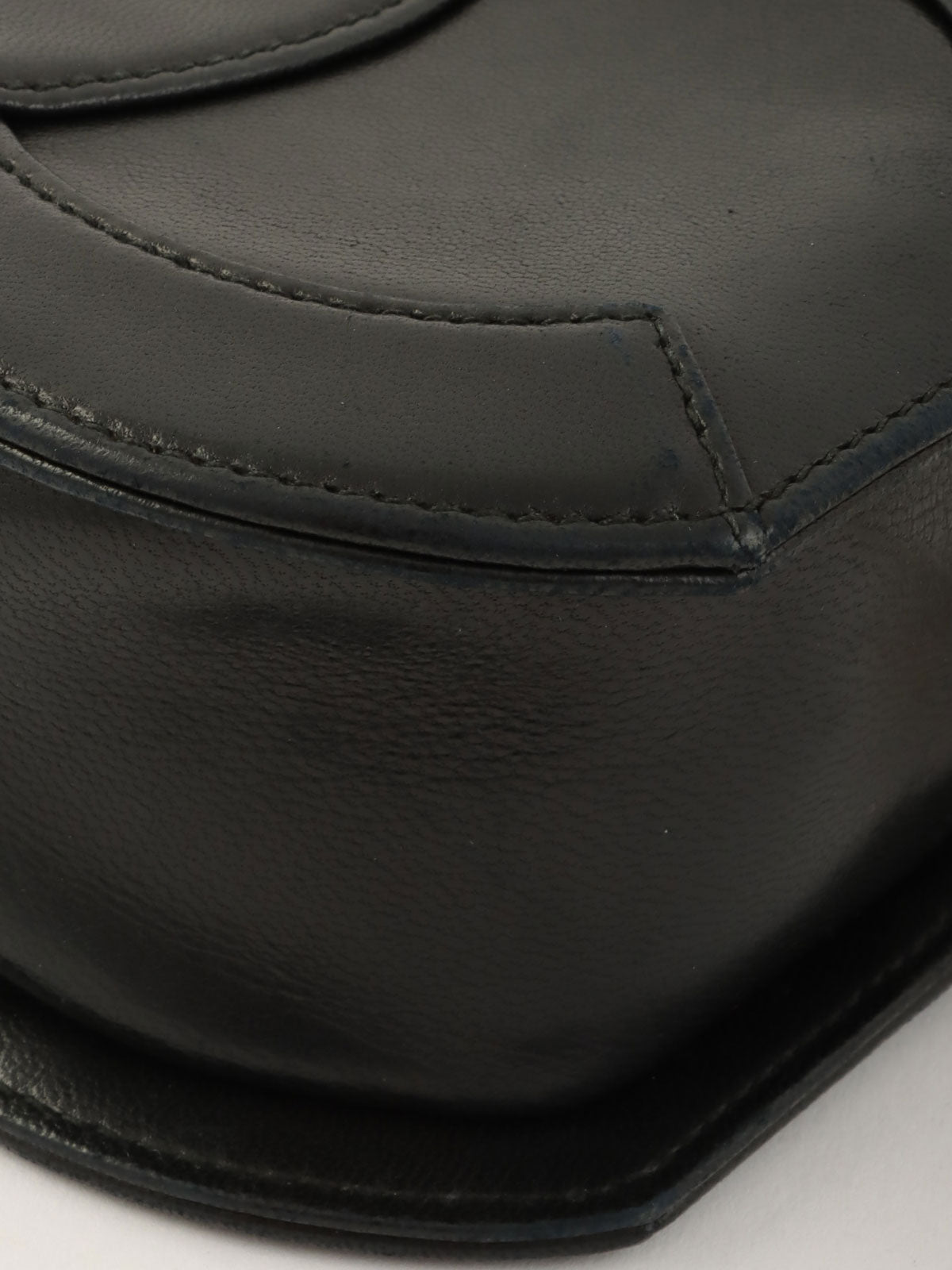 1990年頃 CCマークステッチタッセルチェーンショルダーバッグ ブラック