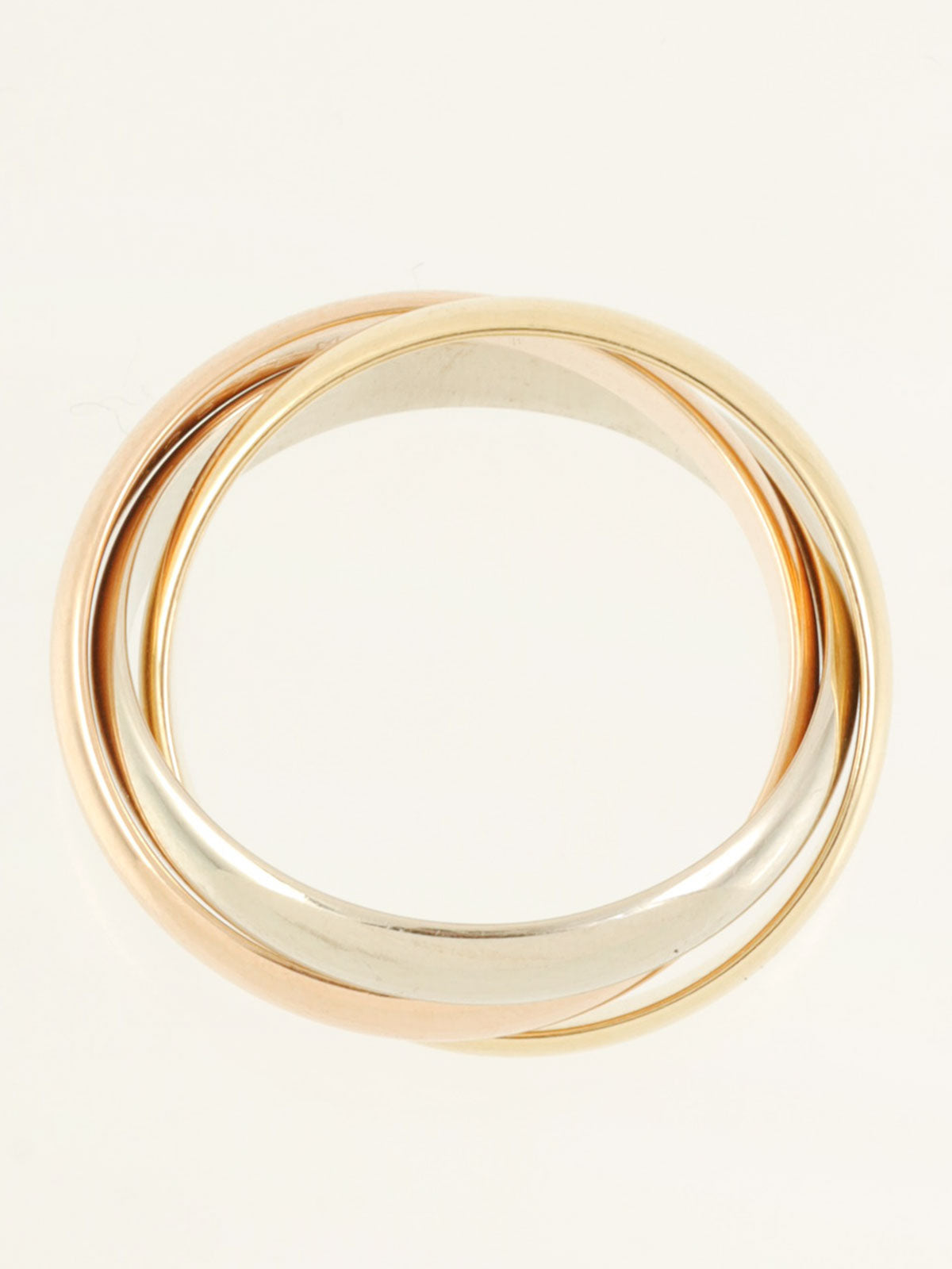 18Kトリニティリング イエローゴールド/ピンクゴールド/ホワイトゴールド