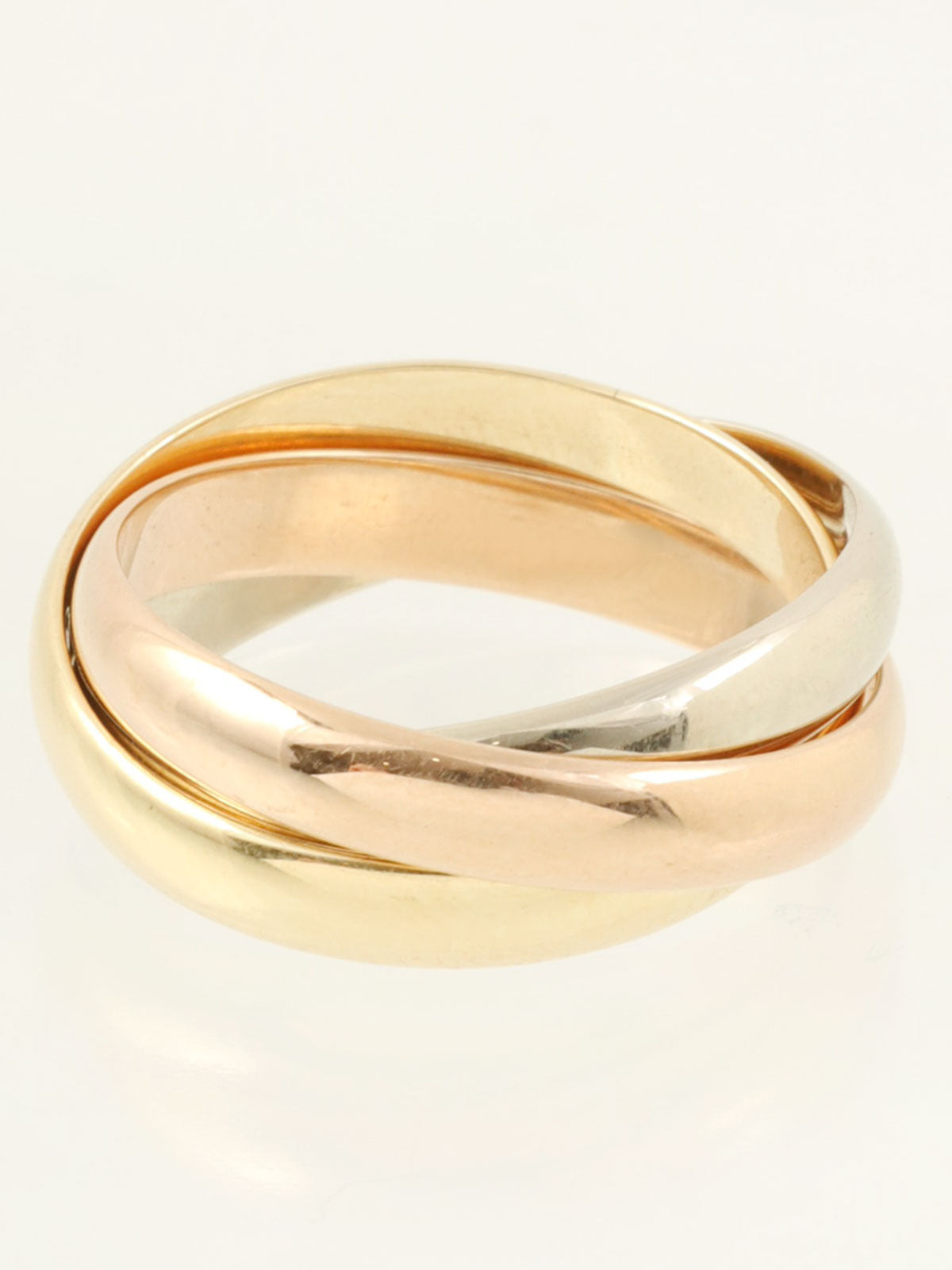 18Kトリニティリング イエローゴールド/ピンクゴールド/ホワイトゴールド