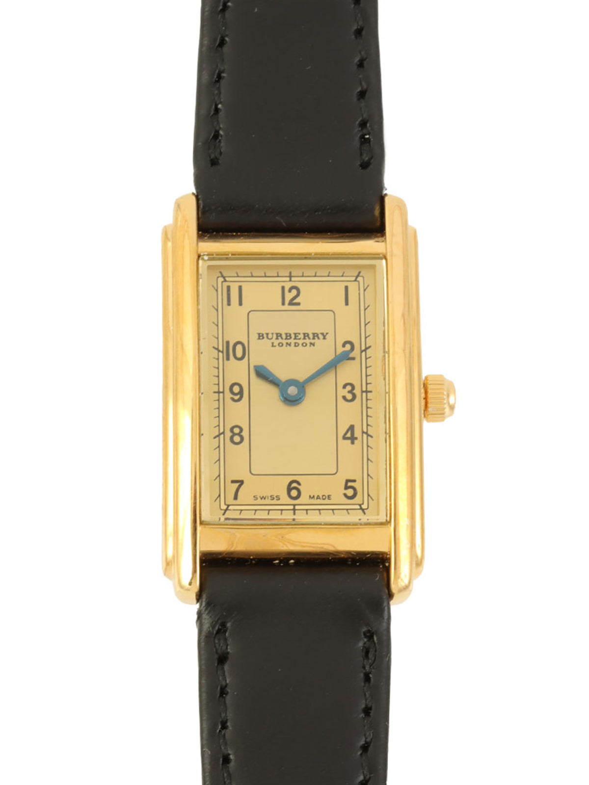 レクタンギュラーウォッチ ゴールド/ブラック