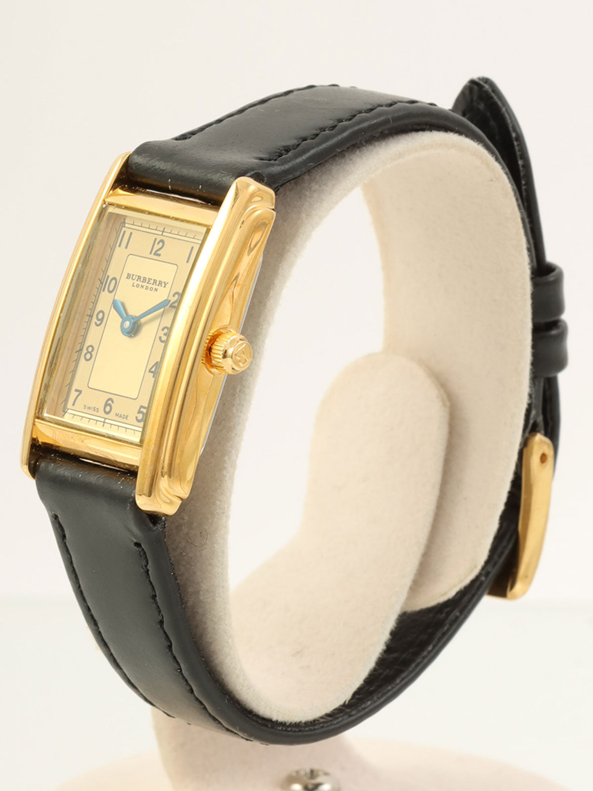 レクタンギュラーウォッチ ゴールド/ブラック