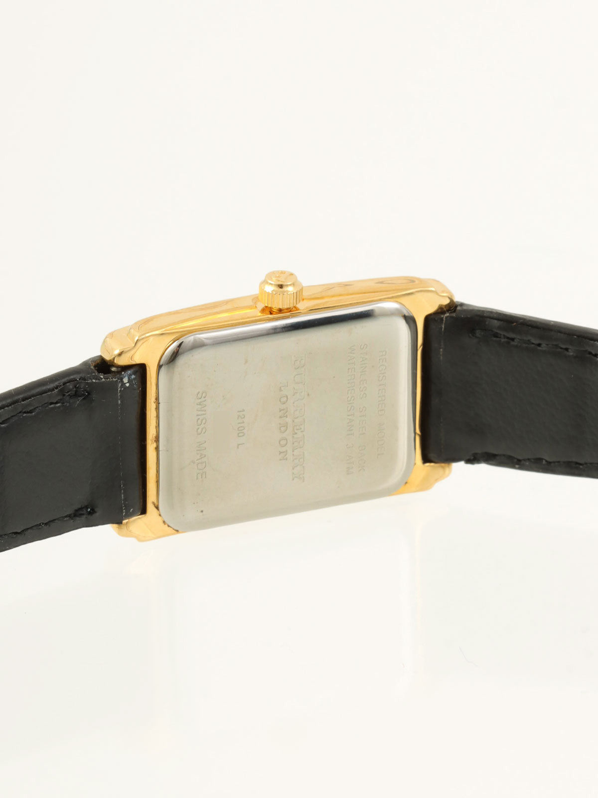 レクタンギュラーウォッチ ゴールド/ブラック