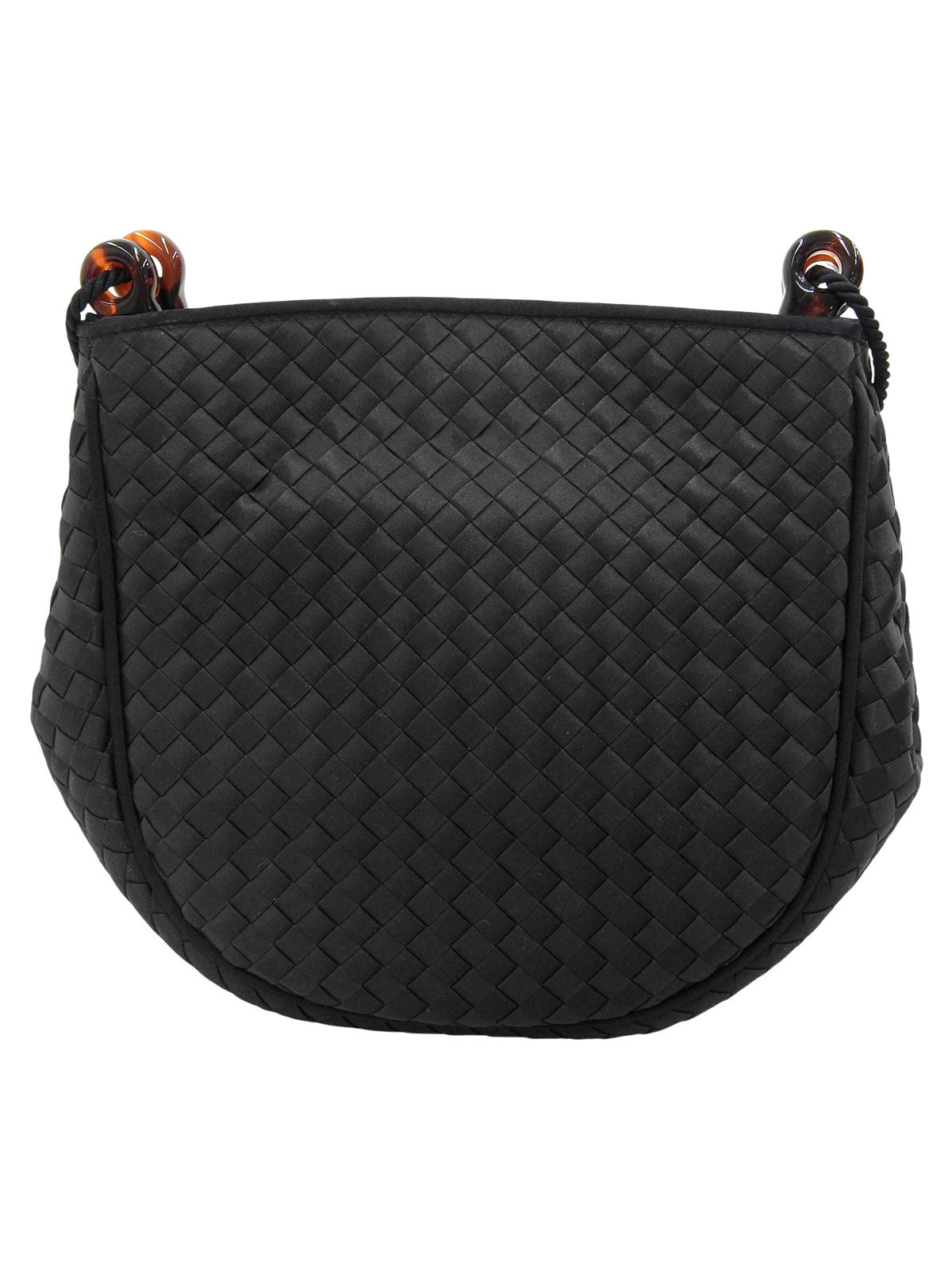 イントレチャートショルダーバッグ　ブラック