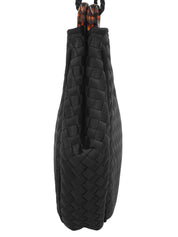 イントレチャートショルダーバッグ ブラック