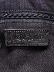 Y logo design shoulder bag, black