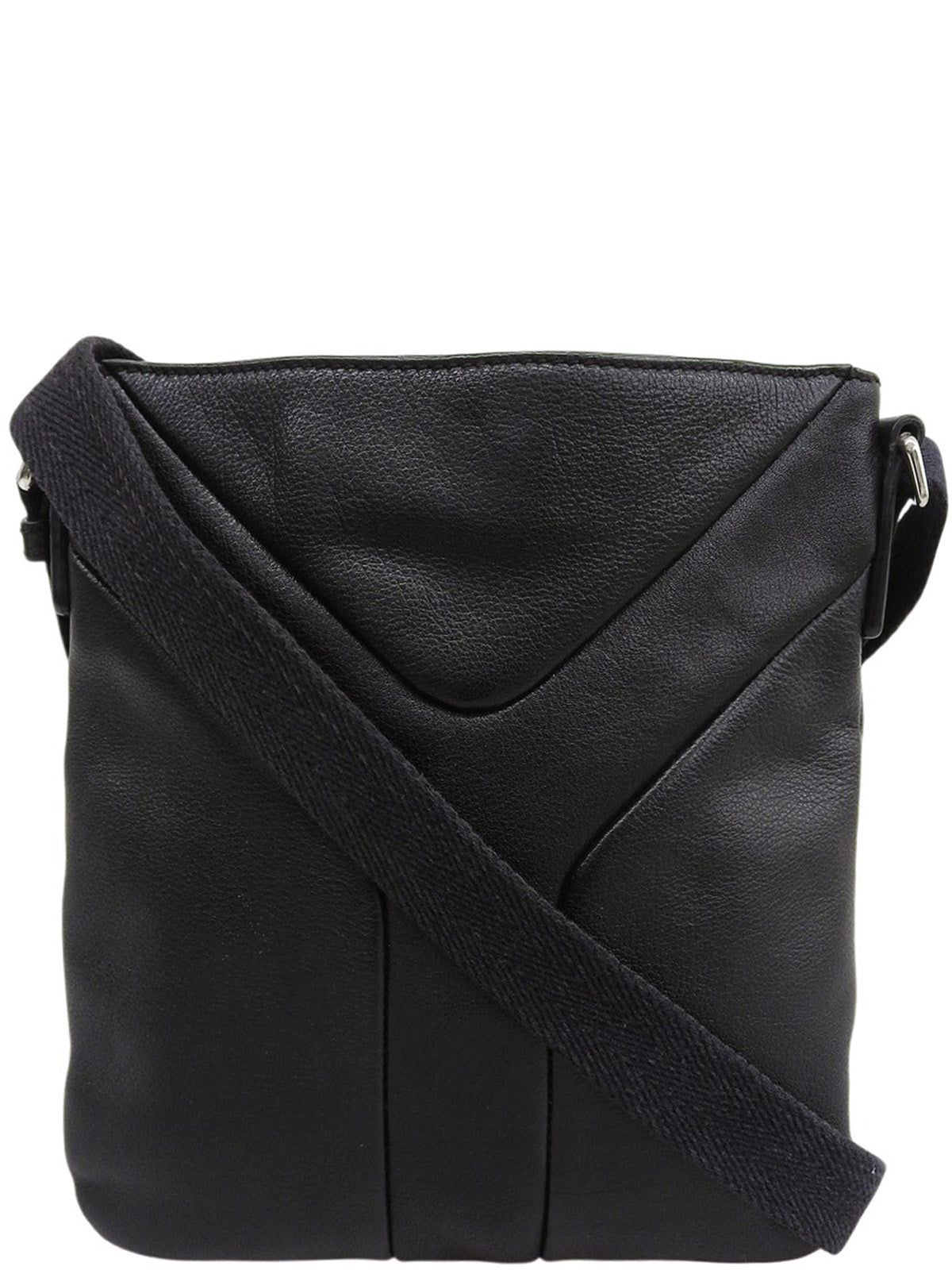 Y logo design shoulder bag, black