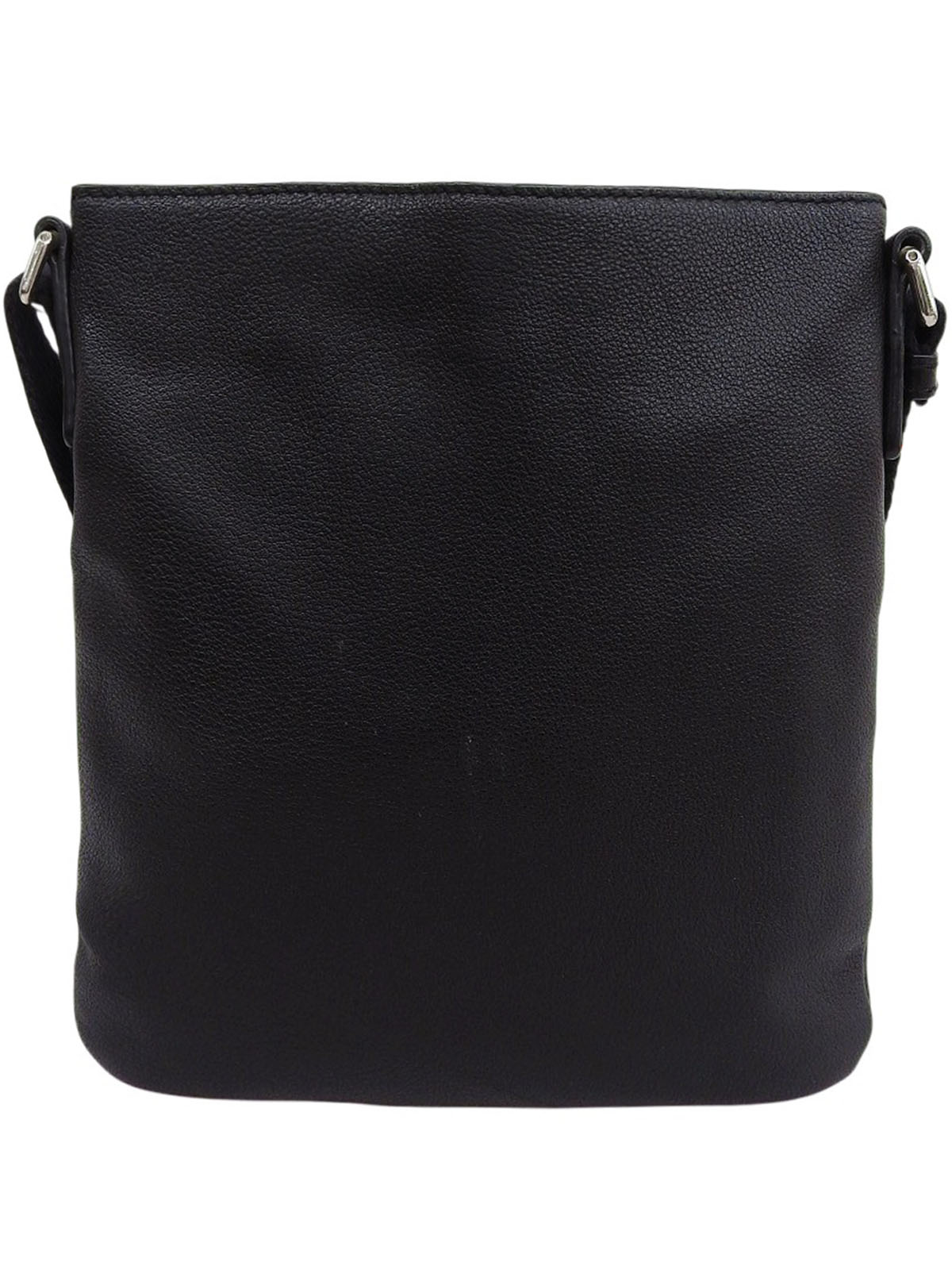 Yロゴデザインショルダーバッグ ブラック