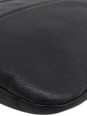 Y logo design shoulder bag, black