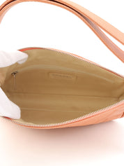 2008年頃製 キャビアスキンCCマークステッチワンショルダーバッグ コーラルピンク