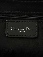 ロゴプレートショルダーバッグ　ブラック