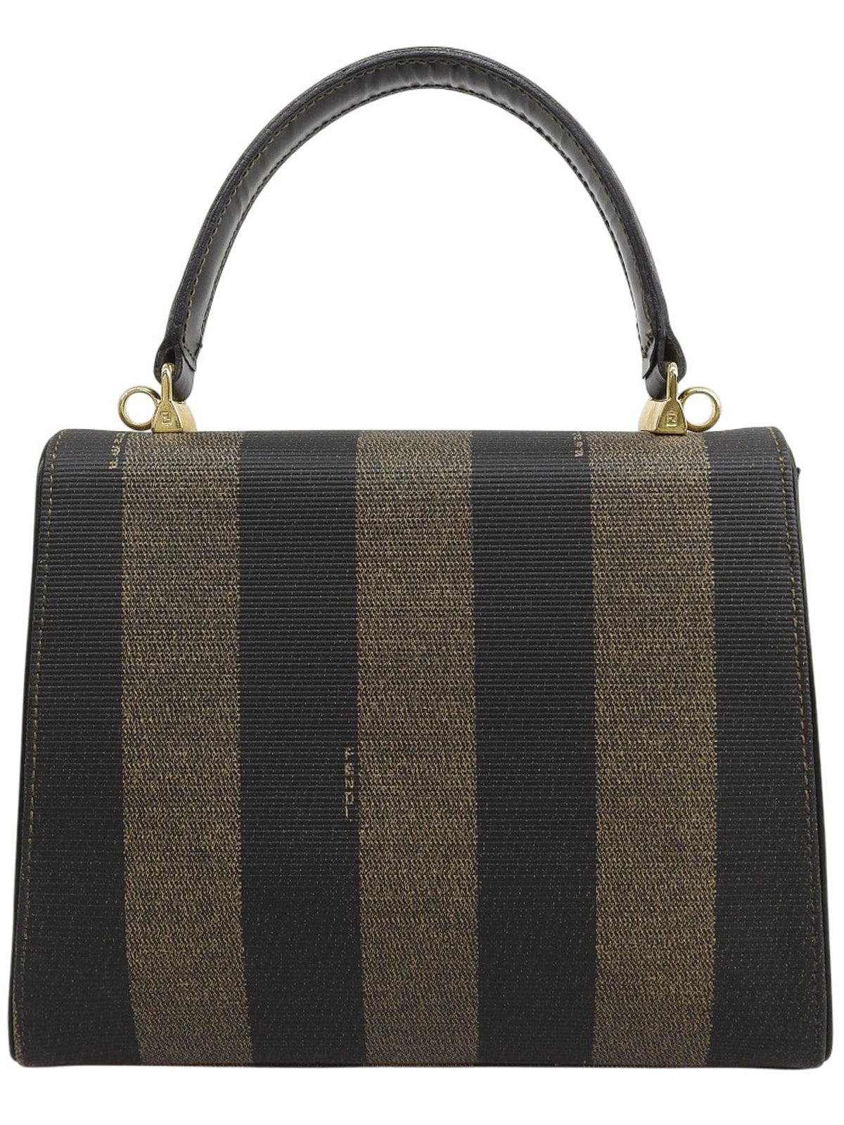 ペカンパターン2wayバッグ ブラウン/ブラック