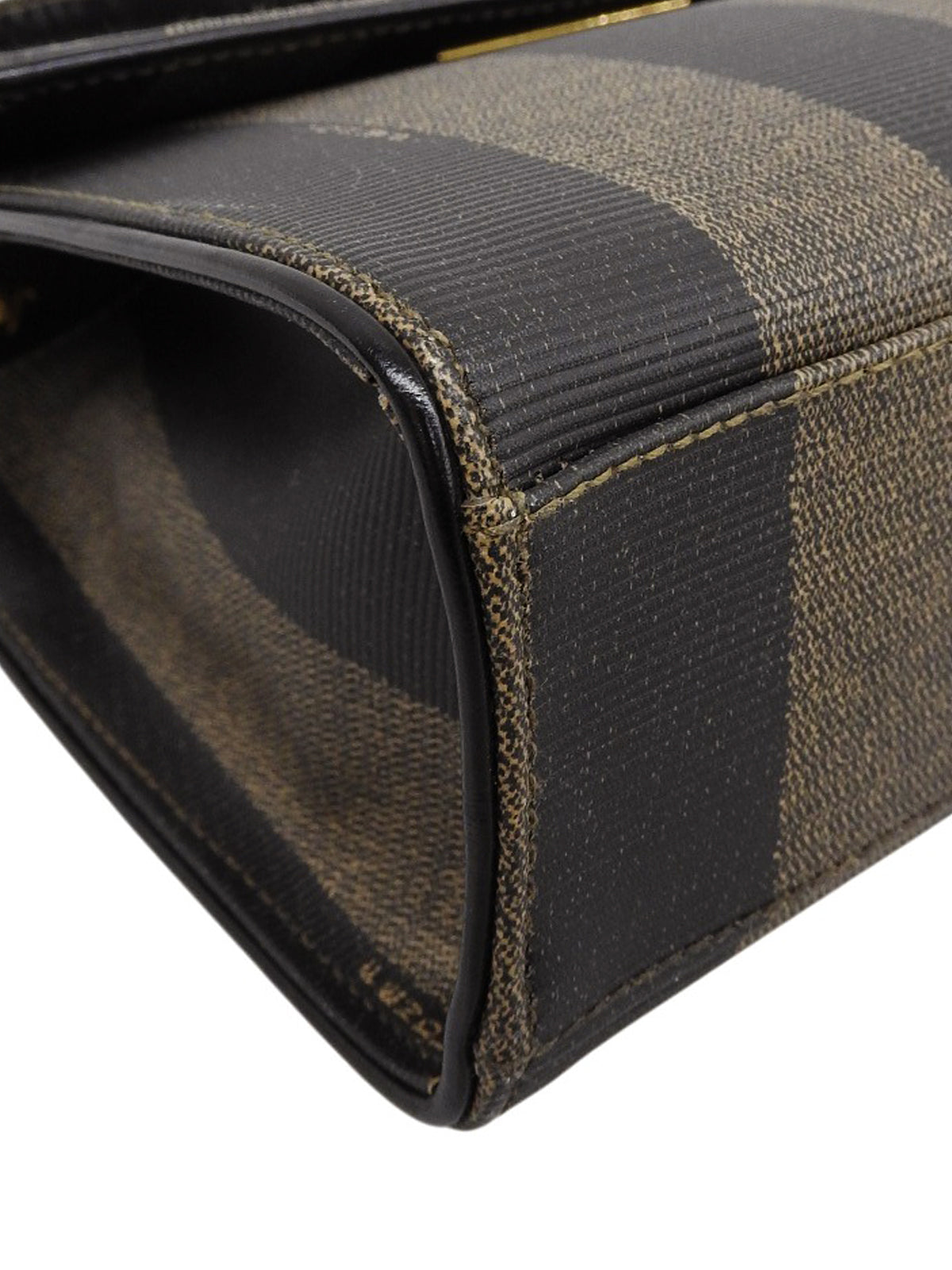 ペカンパターン2wayバッグ ブラウン/ブラック