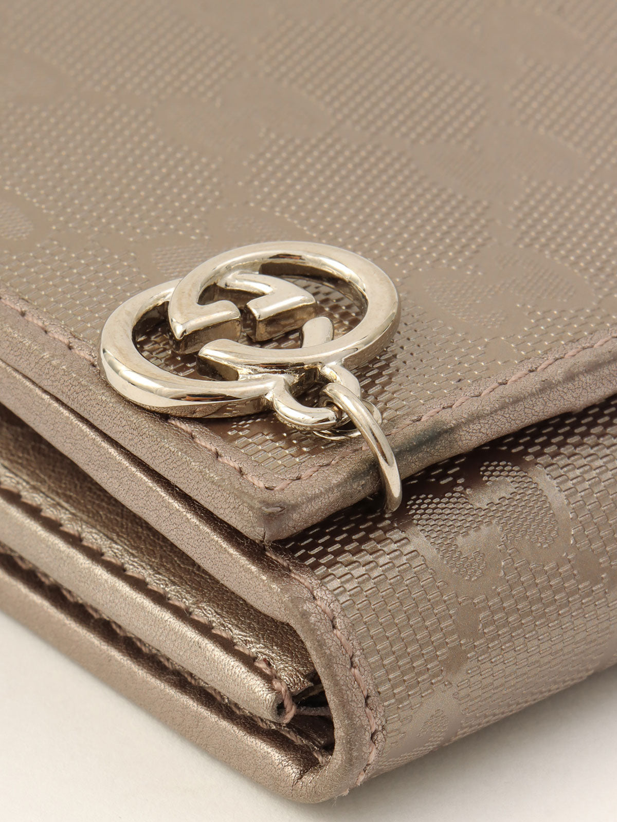 GGインプリメチェーンウォレットショルダー シルバー