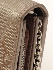 GGインプリメチェーンウォレットショルダー シルバー