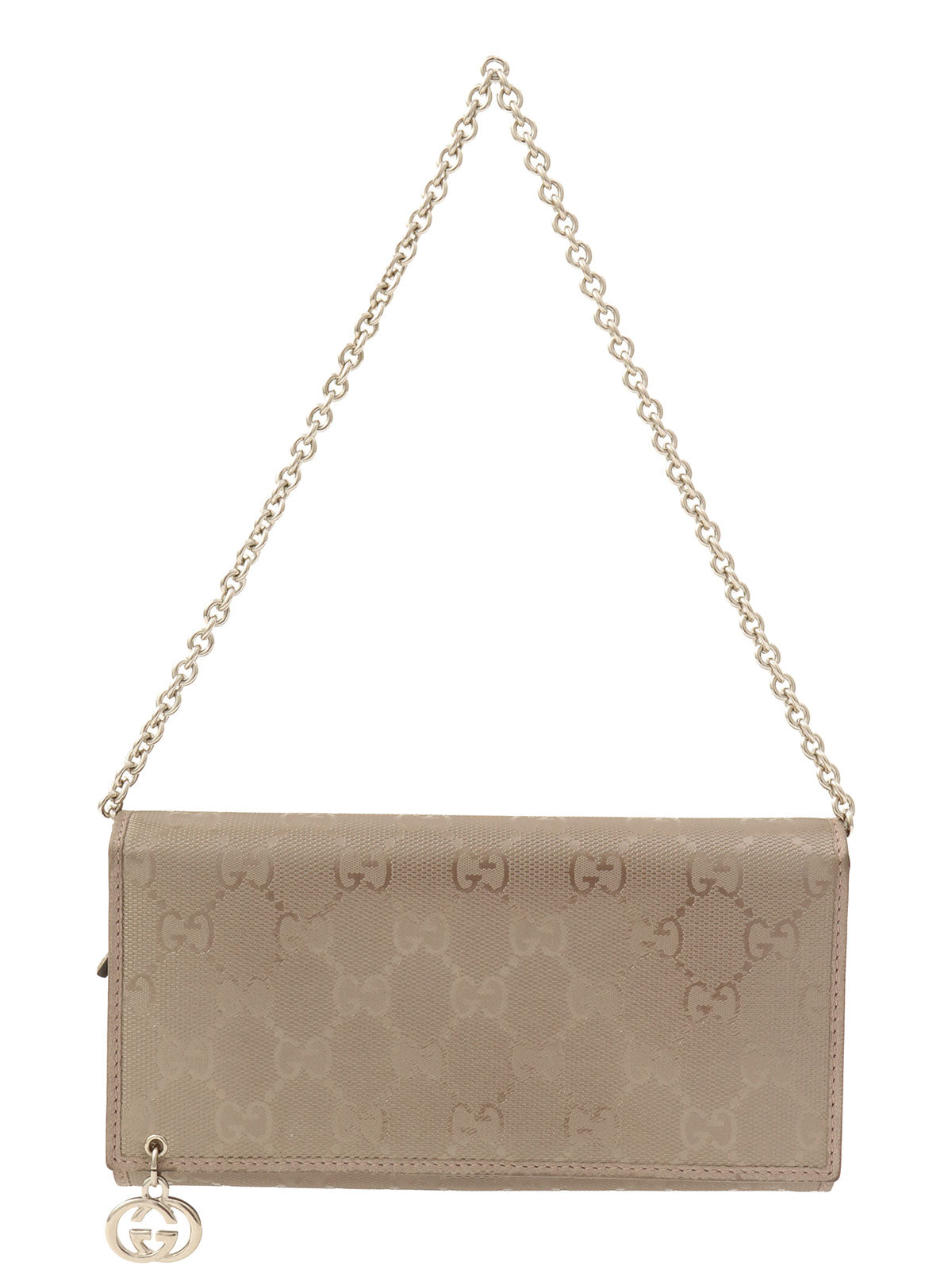 GGインプリメチェーンウォレットショルダー シルバー