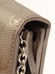 GGインプリメチェーンウォレットショルダー シルバー