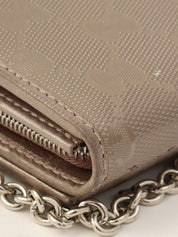 GGインプリメチェーンウォレットショルダー シルバー