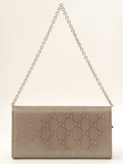 GGインプリメチェーンウォレットショルダー シルバー