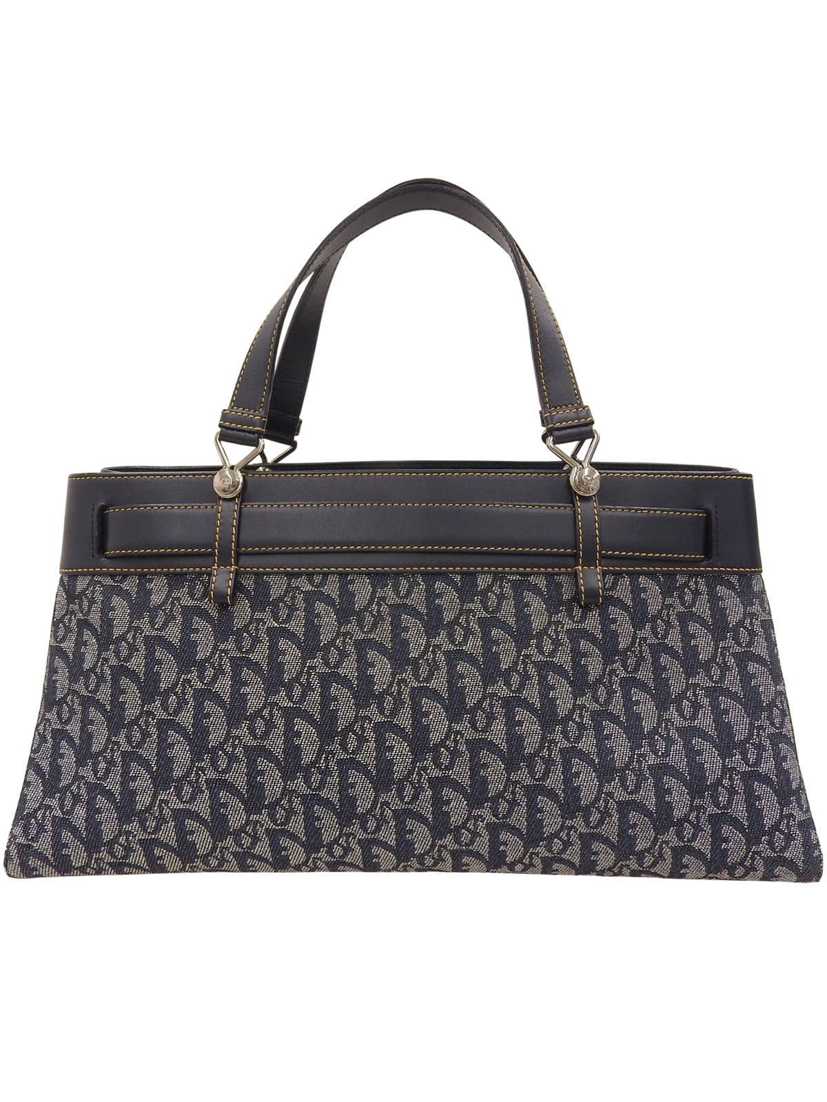 Trotter Pattern Handbag Navy