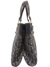 Trotter Pattern Handbag Navy