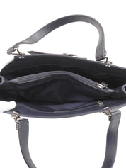 Trotter Pattern Handbag Navy