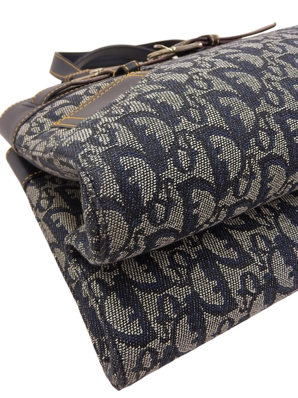 Trotter Pattern Handbag Navy