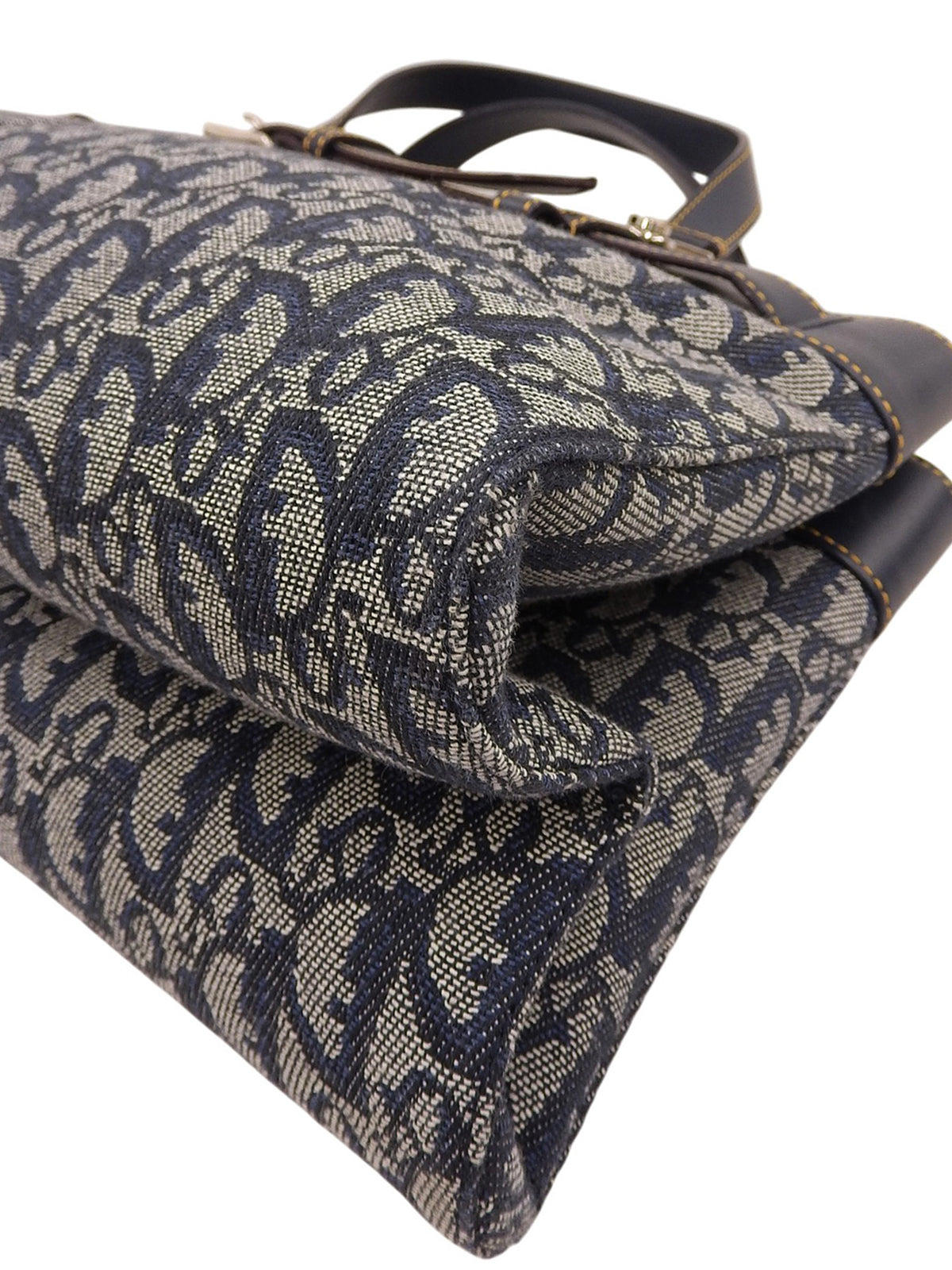 Trotter Pattern Handbag Navy