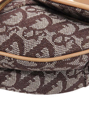 トロッターパターンサドルバッグ ブラウン/ベージュ