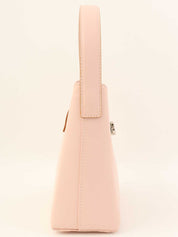 ガンチーニプレートミニハンドバッグ ピンク