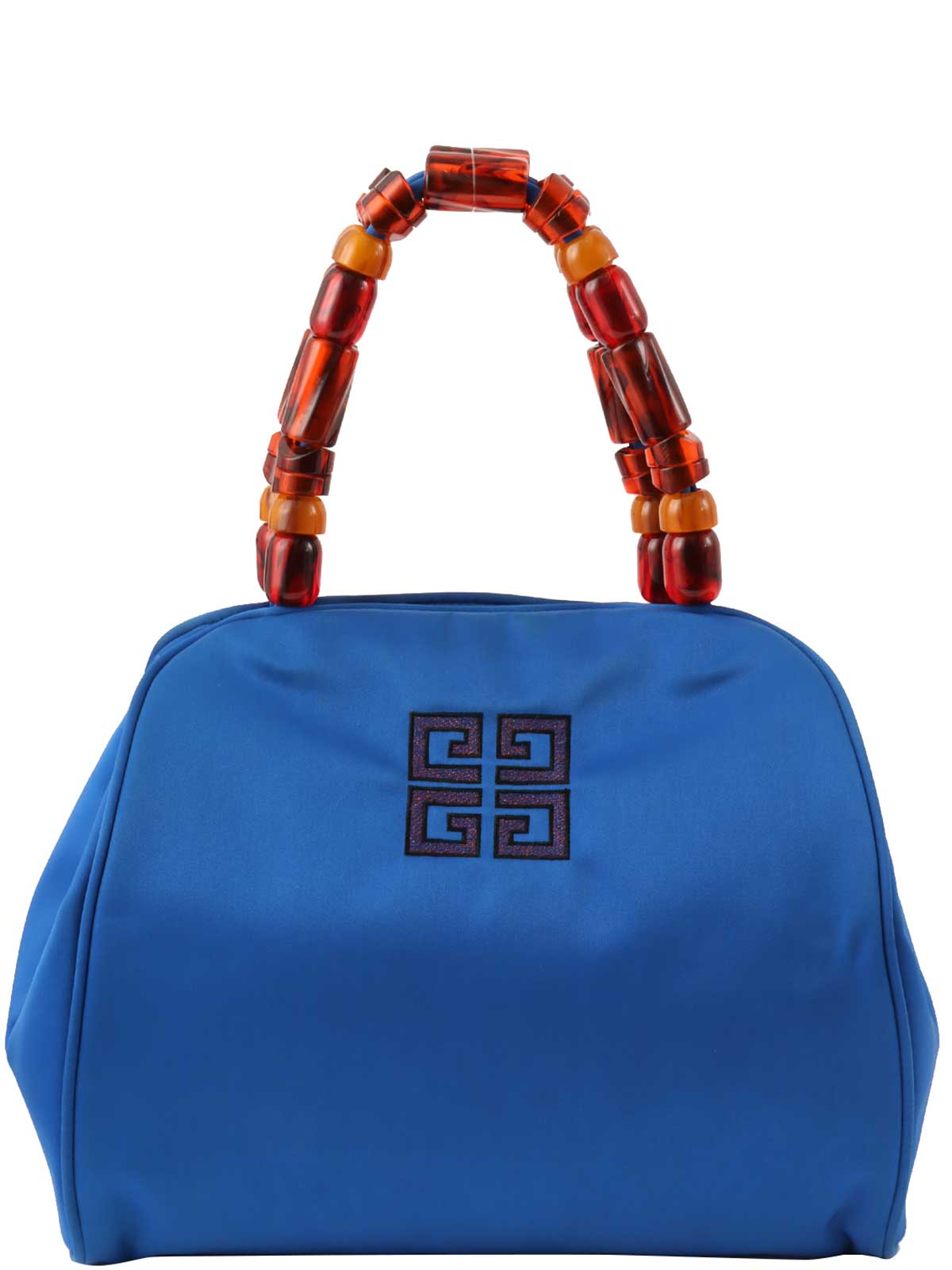 尼龙徽标刺绣彩色石头手柄包 蓝色/多色