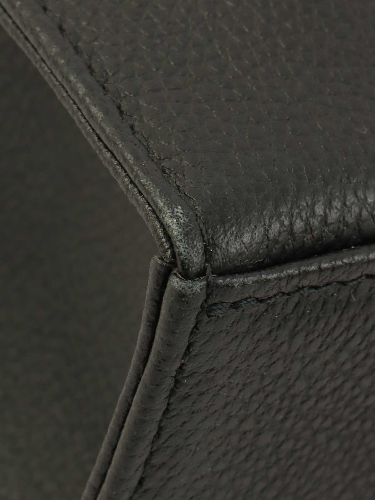 ダイヤカットデザインロゴプレート2wayバッグ　ブラック