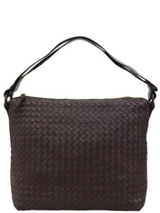 イントレチャートショルダーバッグ　ブラウン