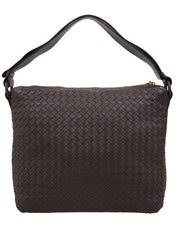 イントレチャートショルダーバッグ　ブラウン