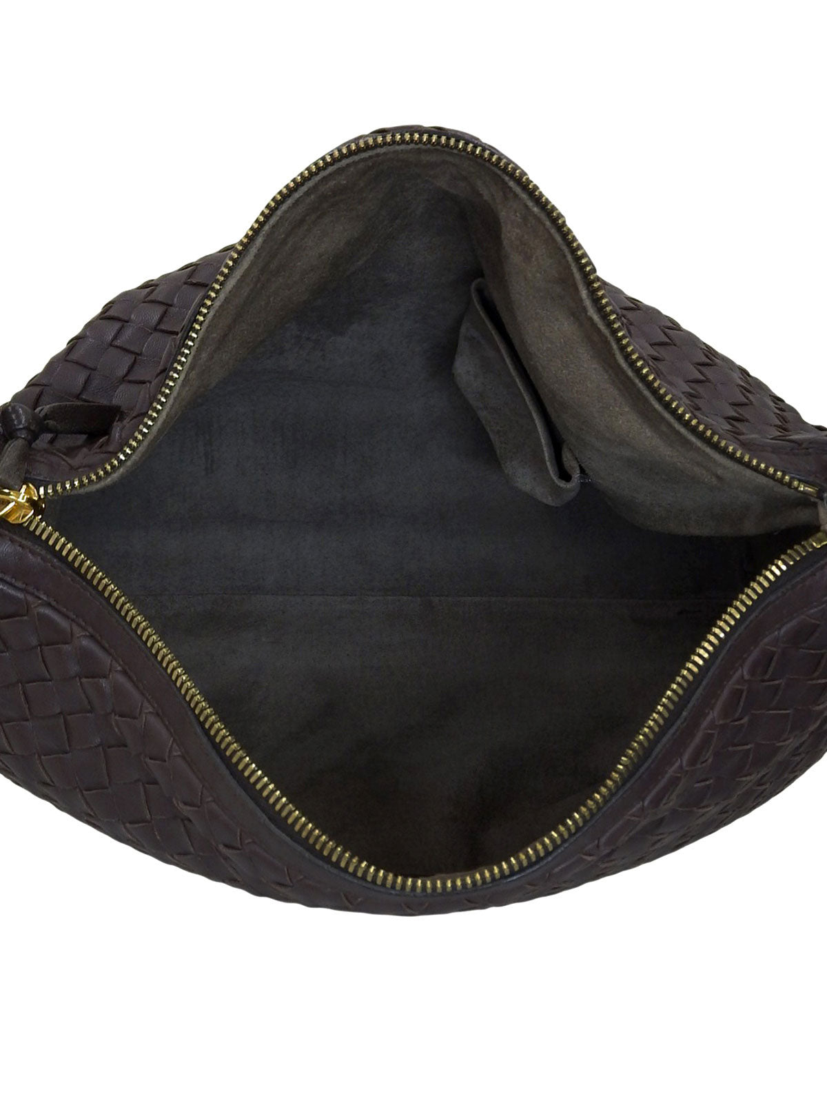 イントレチャートショルダーバッグ　ブラウン