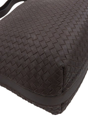 イントレチャートショルダーバッグ　ブラウン