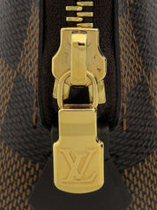 2013年製 キャンバスダミエポシェットコスメティックGM ブラウン