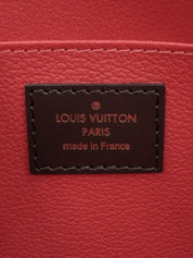2013 Canvas Damier Cosmetic Pochette GM Brown