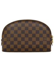 2013年製 キャンバスダミエポシェットコスメティックGM ブラウン