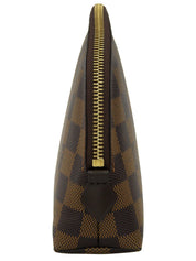 2013年製 キャンバスダミエポシェットコスメティックGM ブラウン