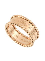 18Kペルレシニアチュールリング ピンクゴールド