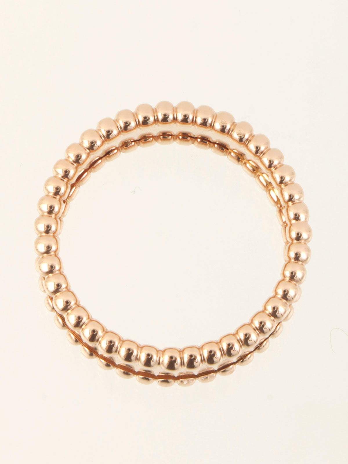 18Kペルレシニアチュールリング ピンクゴールド