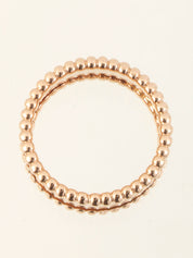 18Kペルレシニアチュールリング ピンクゴールド