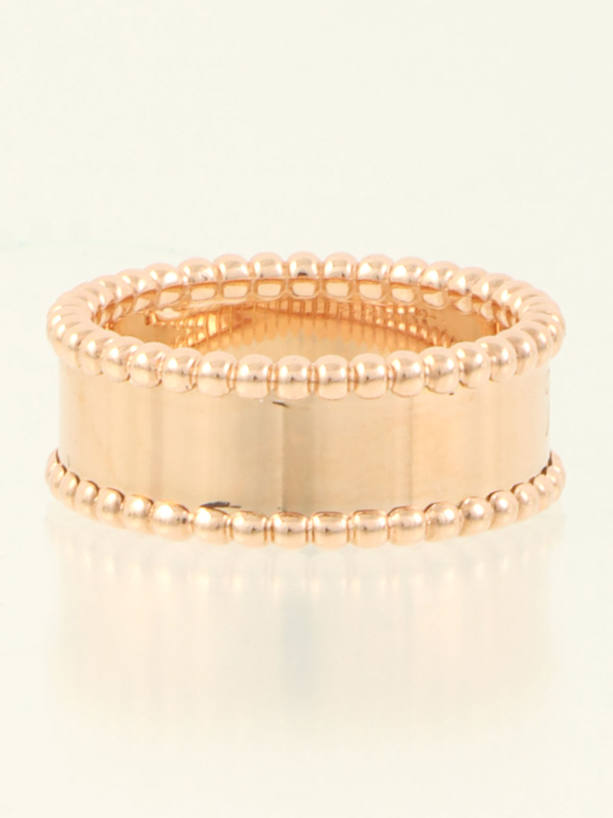 18Kペルレシニアチュールリング ピンクゴールド