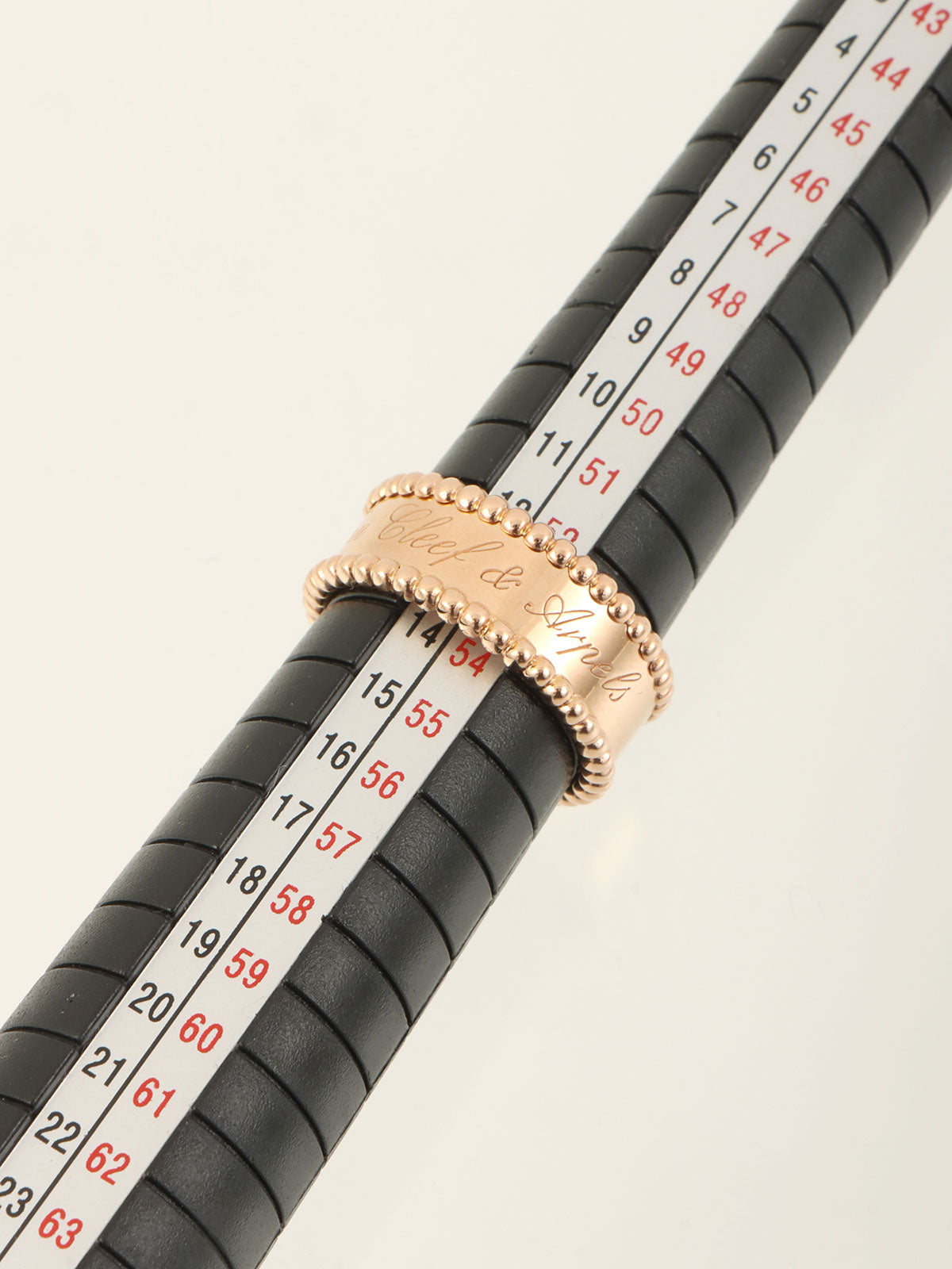 18Kペルレシニアチュールリング ピンクゴールド