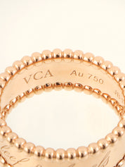 18Kペルレシニアチュールリング ピンクゴールド